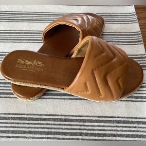 Coach and Four espadrilles slide sandals